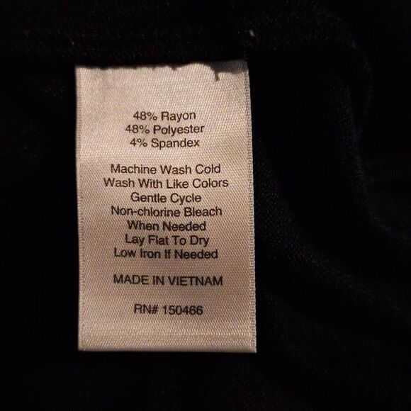 Stitch Fix | 41 Hawthorn Rylee Twist Neck Knit Womens Black Top Size S NEW - Picture 4 of 4